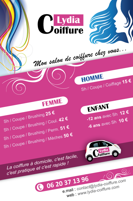 Coiffure  domicile La Souterraine, Fursac, Saint-Maurice, Azerables, Saint-Priest-La-Plaine... Lydia Coiffure.